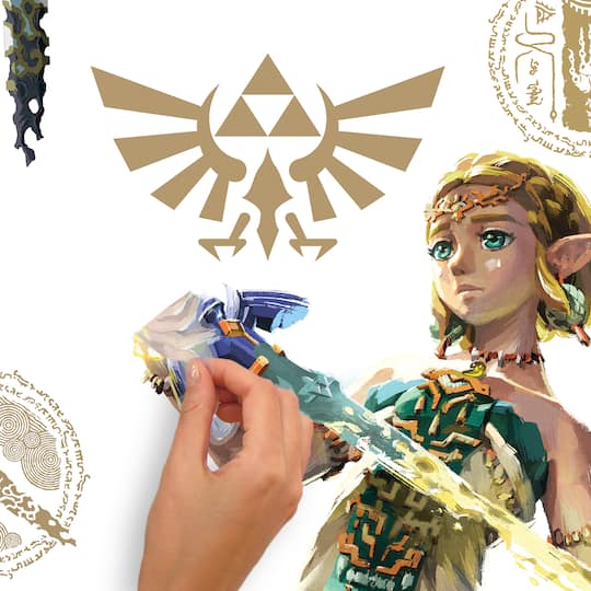 RoomMates The Legend of Zelda: Tears of the Kingdom Zelda & Link Wall Decals